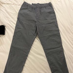 Uniqlo striped ankle pants